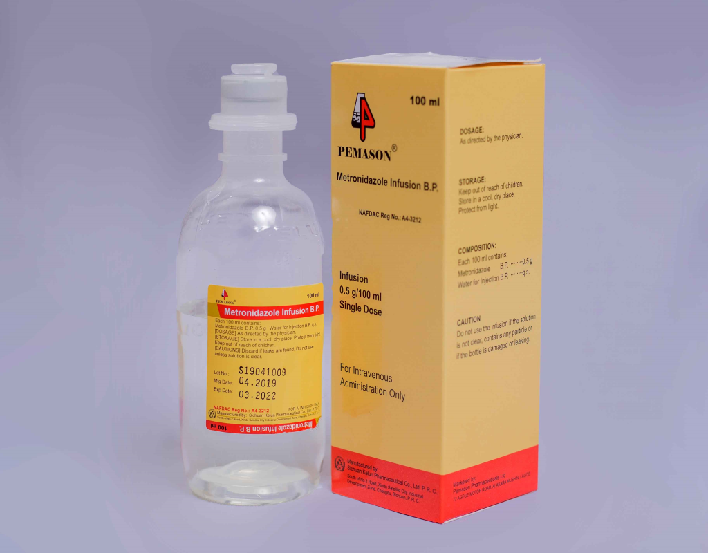 PEMASON METRONIDAZZOLE INFUSION